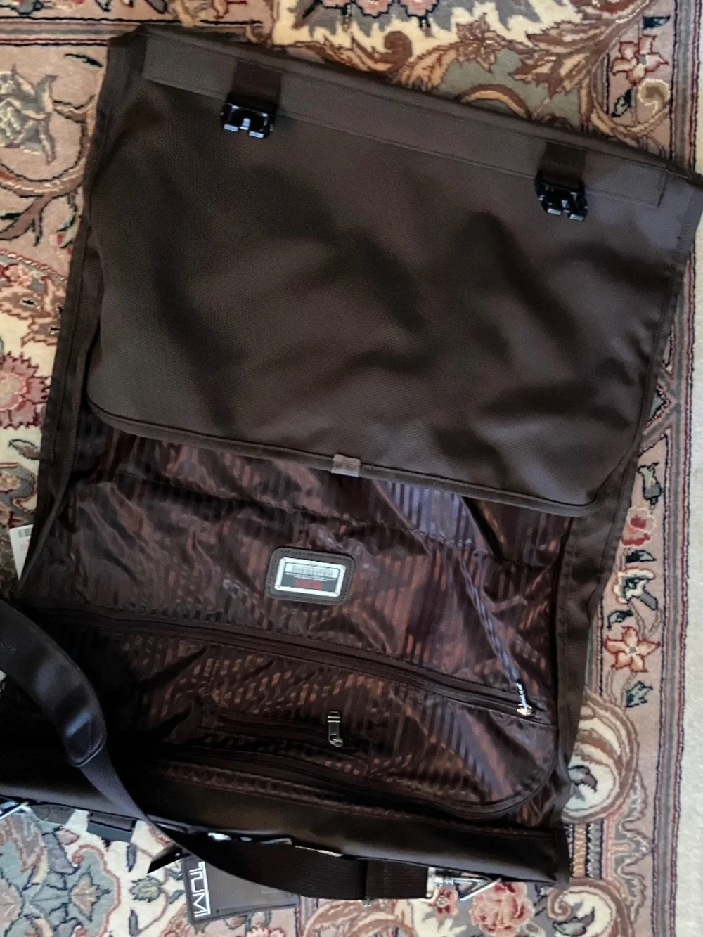 Tumi Choc Brn Vintage Luggage - Tri-fold Garment Carrier #0236B3 - Picture 4 of 10